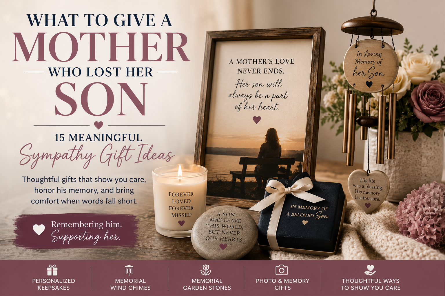 What to Give a Mother Who Lost Her Son: 15 Meaningful Sympathy Gift Ideas
