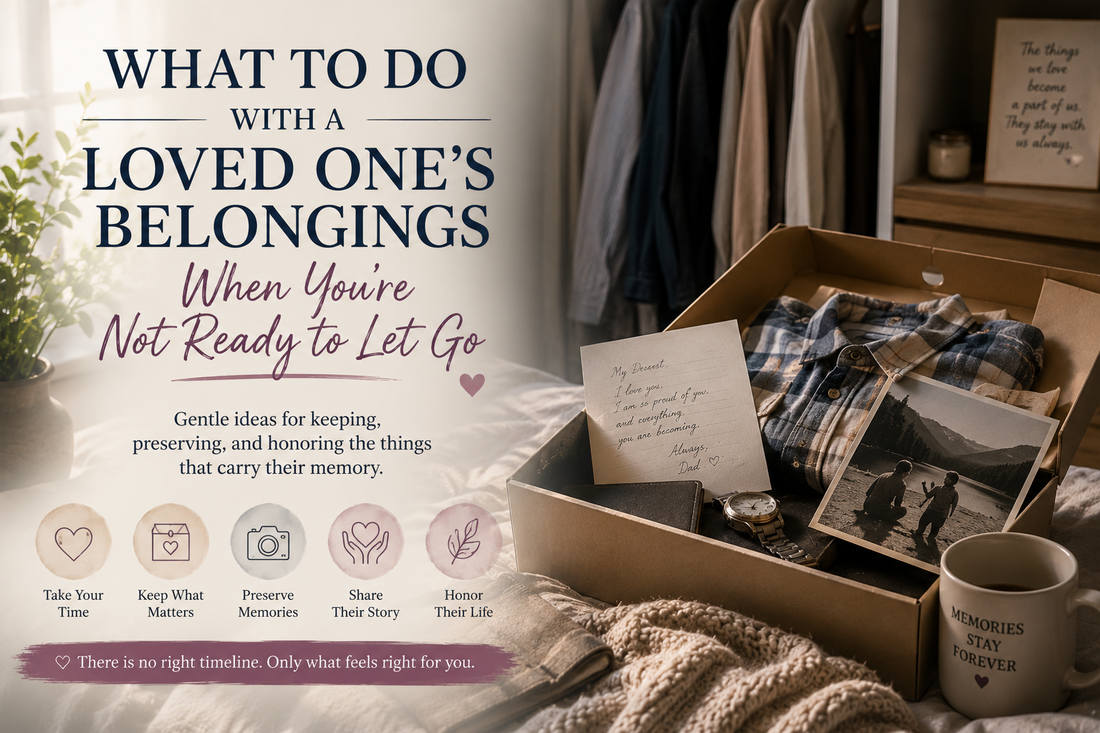 What to Do With a Loved One's Belongings When You're Not Ready to Let Go