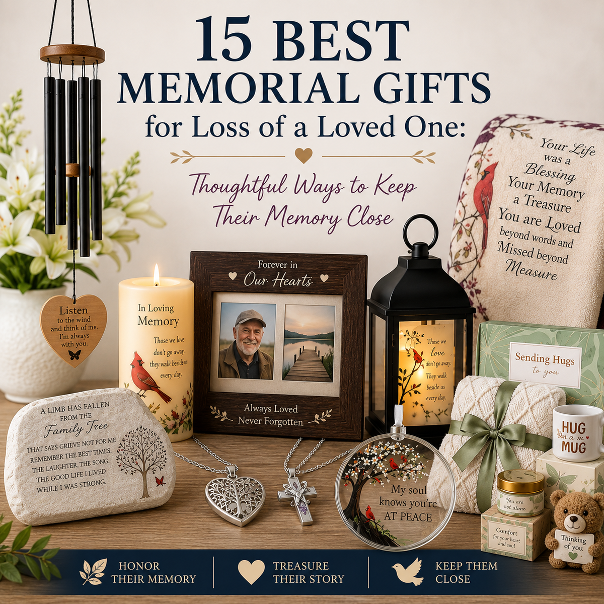 15 Best Memorial Gifts for Loss of a Loved One: Thoughtful Ways to Keep Their Memory Close