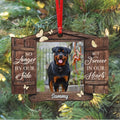 Personalized Pet Memorial Wooden Ornament – Custom Photo Remembrance