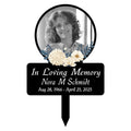 Personalized Memorial Stake Metal Sign - Memorial Gift Idea - Upload Photo - In Loving Memory