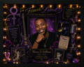 Prince Memorial Shadow Box | Music Tribute Gift | Legends Live Forever™