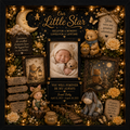 Woodland Baby Memorial Shadow Box | Infant Loss Gift | Our Little Star™