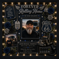 Trucker Memorial Shadow Box | Truck Driver Memorial | Forever Rolling Home™