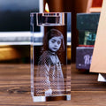 Personalized 2D & 3D Crystal Memorial Photo Candle Holder