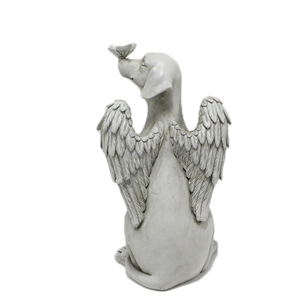 Forever by Your Side Angel Dog Memorial Statue – Pet Remembrance Keepsake