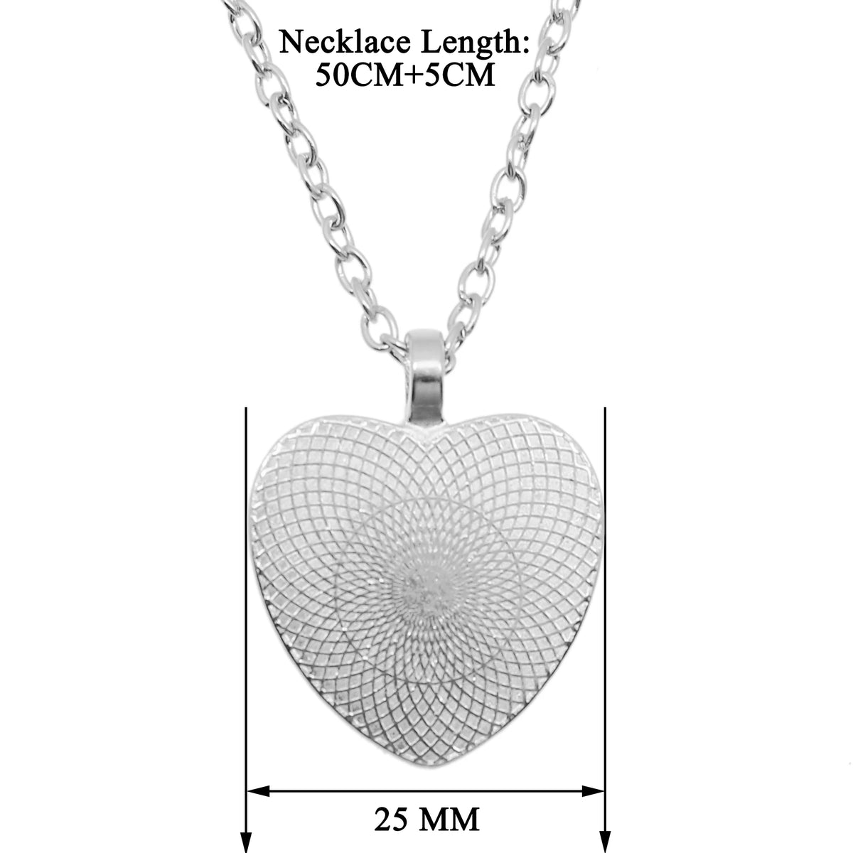 Personalized Heart Memorial Photo Necklace with Custom Photo