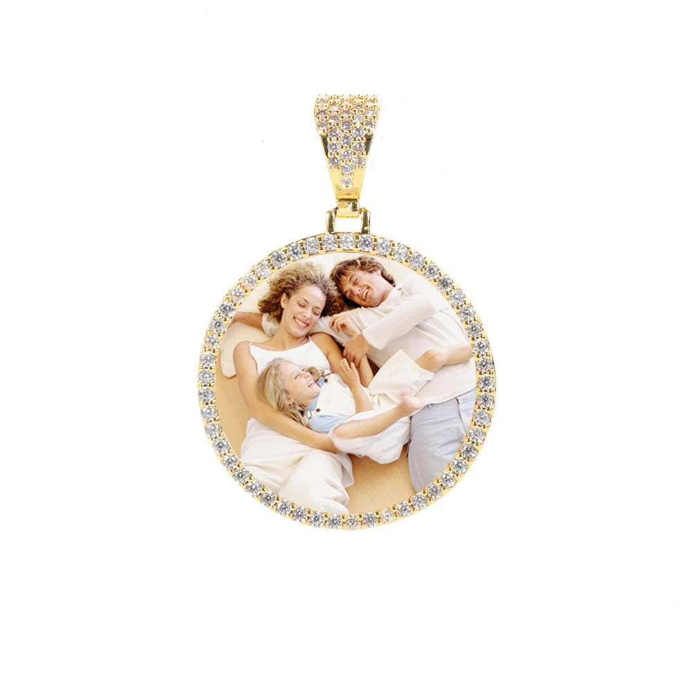 Personalized Memorial Photo Medallion Necklace