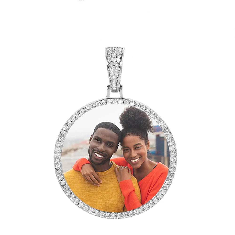 Personalized Memorial Photo Medallion Necklace