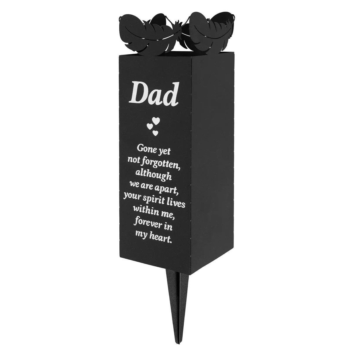 In Loving Memory Memorial Grave Vase – Cemetery Flower Holder with Ground Stake