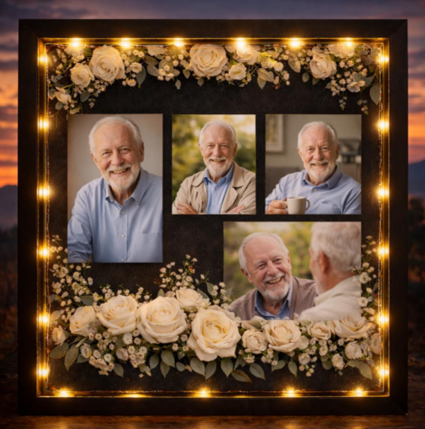 Forever Loved Memorial Shadow Box | Custom Photo Keepsake | Sympathy Remembrance Gift