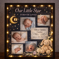 Our Little Star Baby Memorial Shadow Box | Custom Photo Keepsake | Infant Loss Sympathy Gift