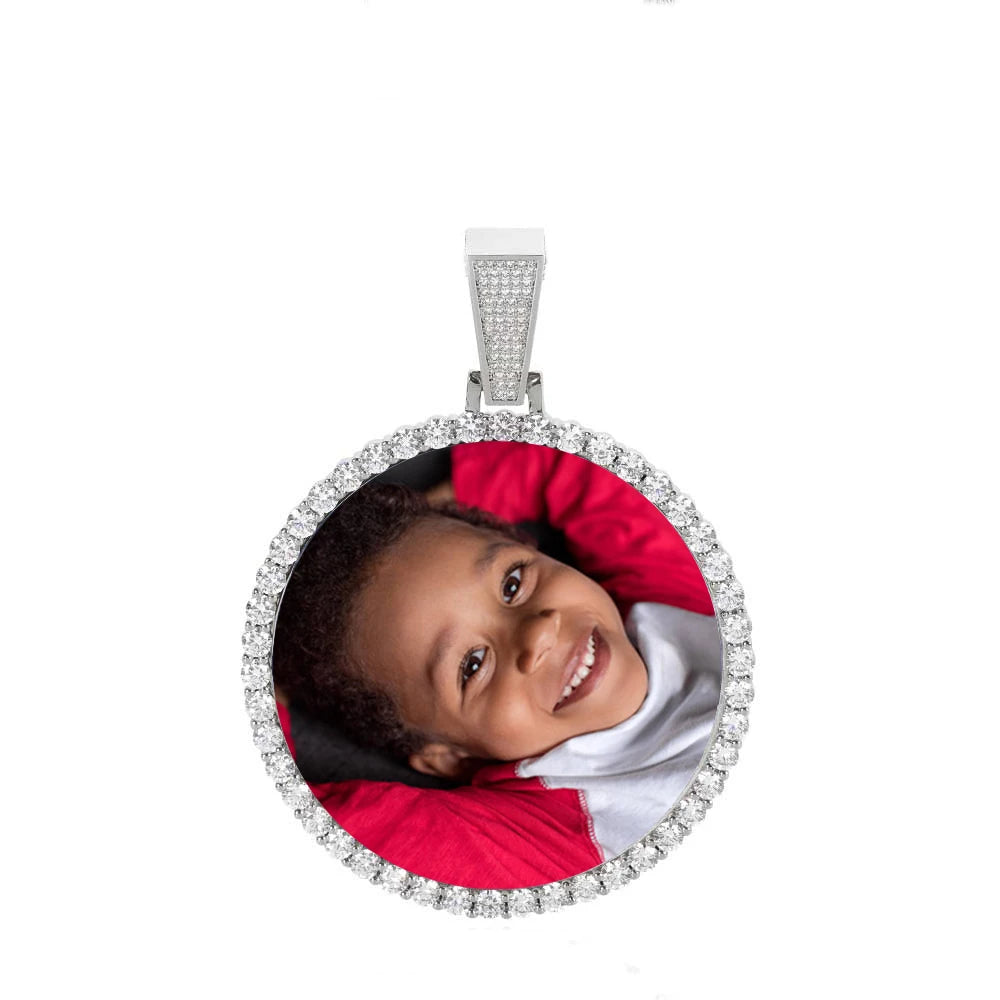 Personalized Memorial Photo Medallion Necklace