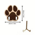 Wooden Pet Paw Photo Frame Dog Cat Collar Holder Memorial Keepsake Picture Display Stand Remembrance Gift Collage Display Stand