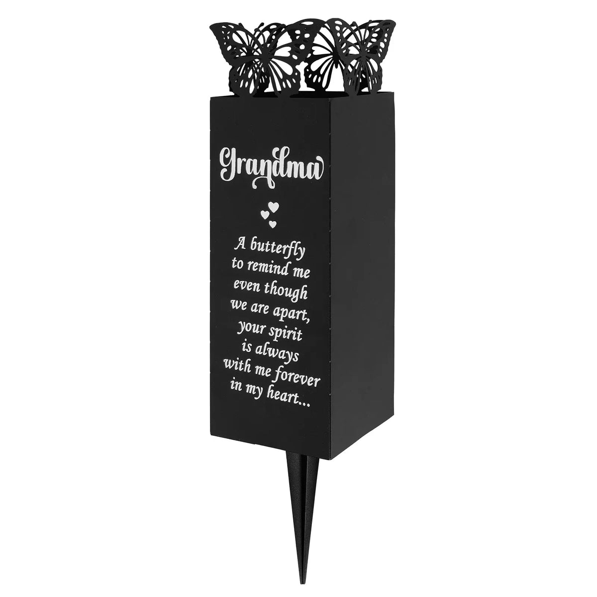 In Loving Memory Memorial Grave Vase – Cemetery Flower Holder with Ground Stake