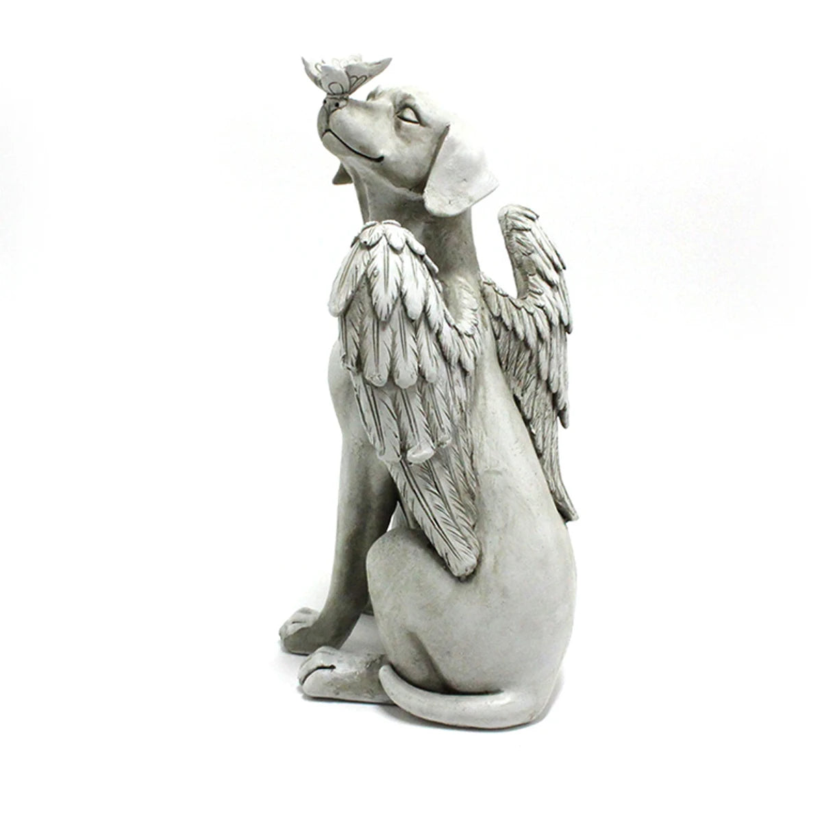 Forever by Your Side Angel Dog Memorial Statue – Pet Remembrance Keepsake