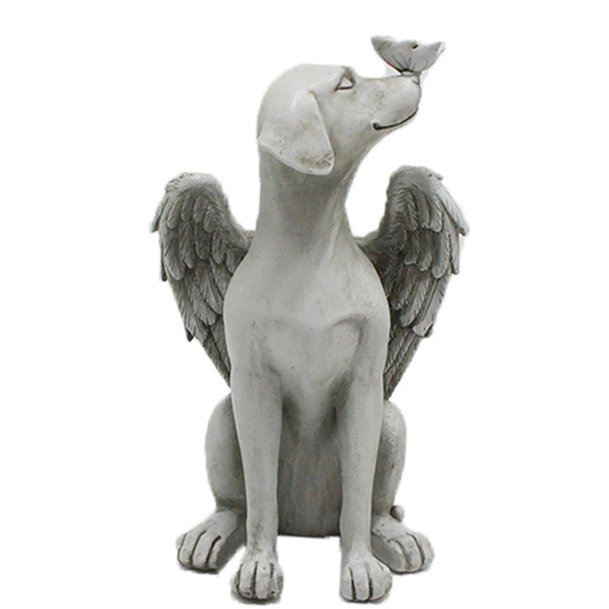 Forever by Your Side Angel Dog Memorial Statue – Pet Remembrance Keepsake