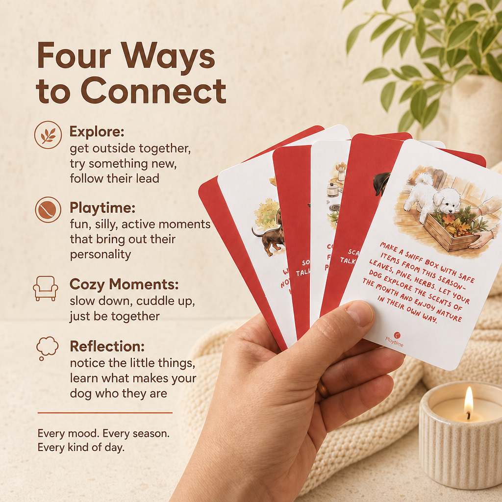 My Dog & Me: 52-Week Dog Activity Card Deck – Make Memories Together
