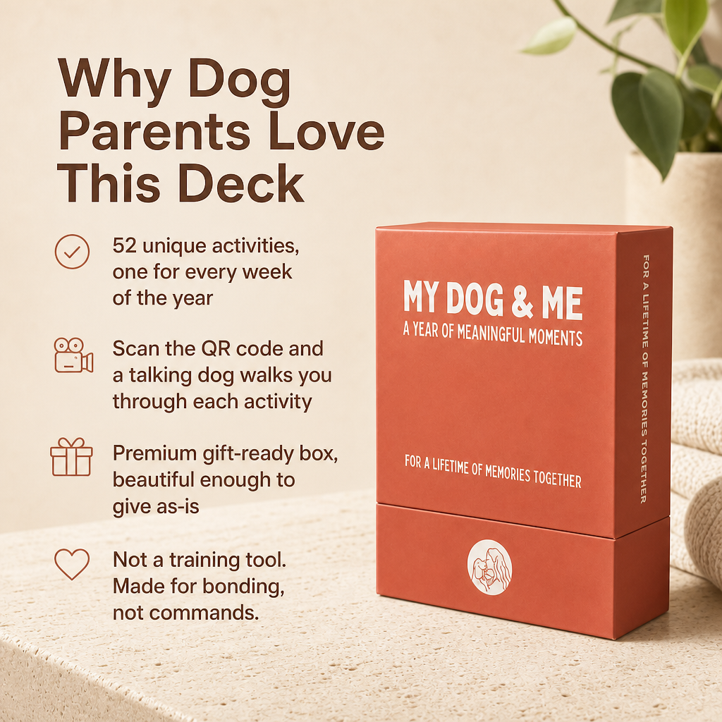 My Dog & Me: 52-Week Dog Activity Card Deck – Make Memories Together