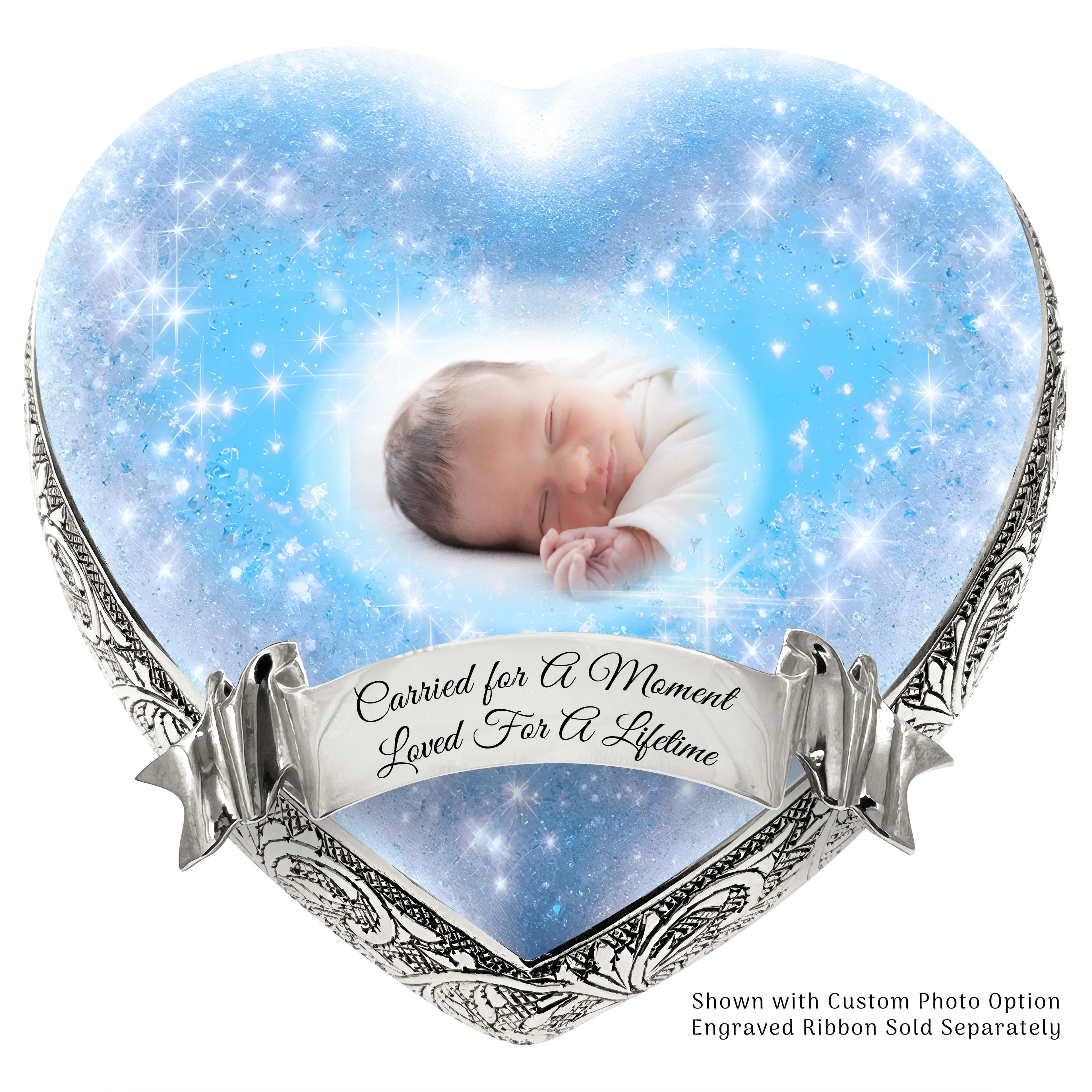 Blue Footprints Baby or Child Cremation Urn