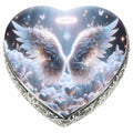 White Free Angel Baby or Child Cremation Urn