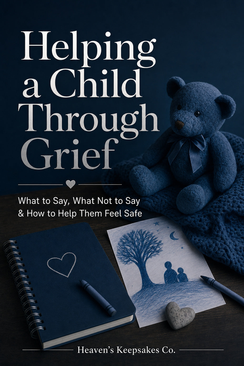 Helping a Child Through Grief: What to Say, What Not to Say & How to Help Them Feel Safe