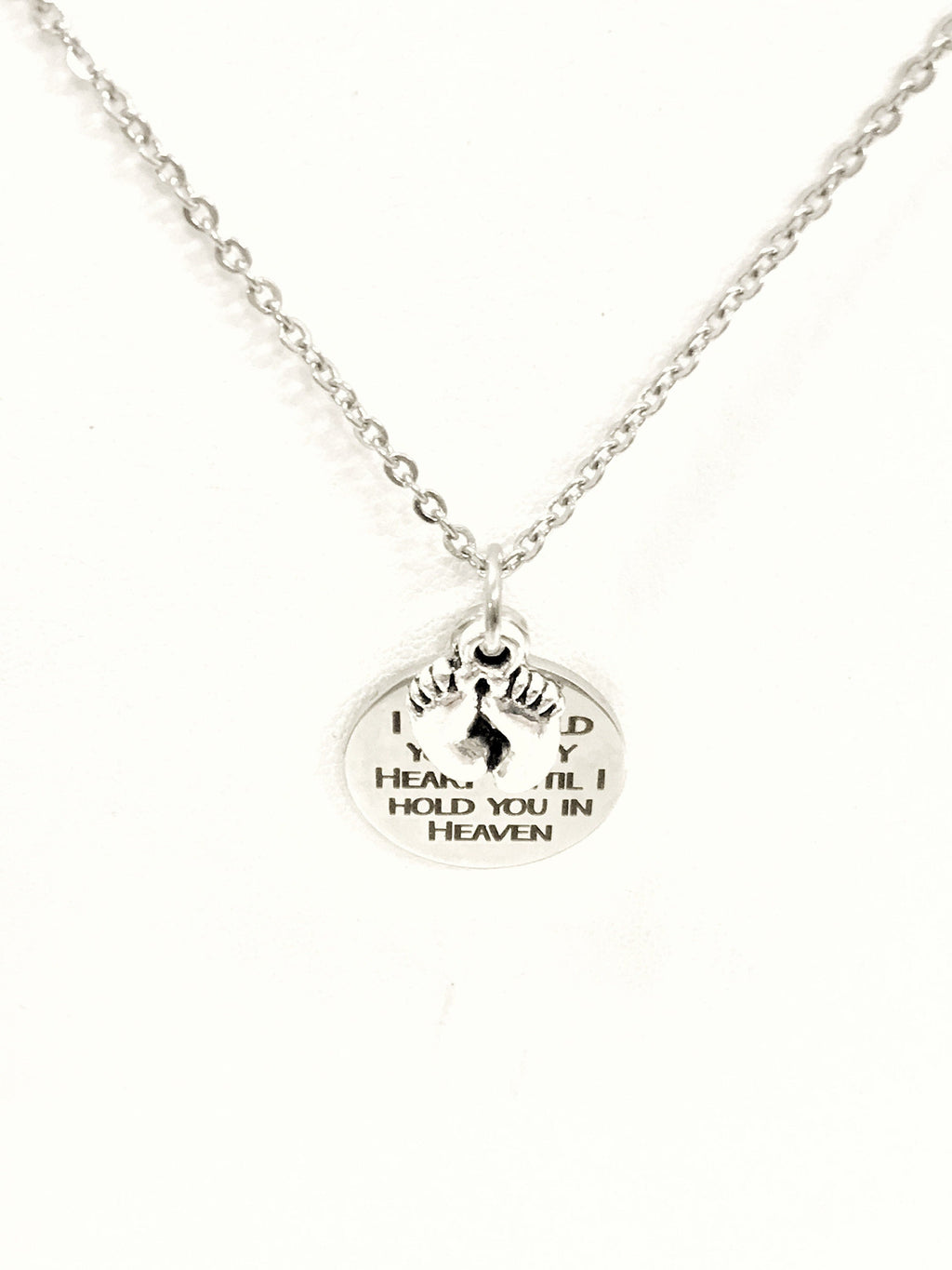 Miscarriage Sympathy Gift, I Will Hold You In My Heart Until I Hold You In Heaven, Miscarraige Gift, Child Loss Sympathy Gift, Loss Sympathy